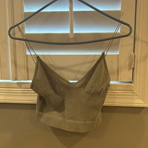 Grey tank top from free people